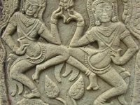 Камбоджа - Ангкор - Барельефы Байона